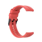 For Huawei Watch GT 2 42mm Silicone Watch Band with Black Buckle(Red) - Image 3