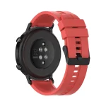 For Huawei Watch GT 2 42mm Silicone Watch Band with Black Buckle(Red) - Image 5