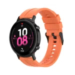 For Huawei Watch GT 2 42mm Silicone Watch Band with Black Buckle(Vibrant Orange) - Image 4