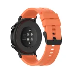 For Huawei Watch GT 2 42mm Silicone Watch Band with Black Buckle(Vibrant Orange) - Image 5
