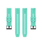 For Huawei Watch GT 2 42mm Silicone Watch Band with Black Buckle(Aurora Blue) - Image 2