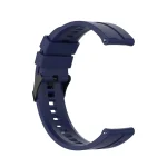 For Huawei Watch GT 2 42mm Silicone Watch Band with Black Buckle(Midnight Blue) - Image 3