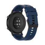 For Huawei Watch GT 2 42mm Silicone Watch Band with Black Buckle(Dark Blue) - Image 5
