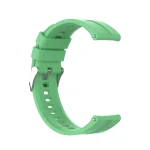 For Huawei Watch GT 2 42mm Silicone Watch Band with Silver Buckle(Mint Green) - Image 3
