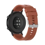 For Huawei Watch GT 2 42mm Silicone Watch Band with Silver Buckle(Orange) - Image 5
