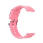 For Huawei Watch GT 2 42mm Silicone Watch Band with Silver Buckle(Pink) - Image 3