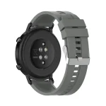 For Huawei Watch GT 2 42mm Silicone Watch Band with Silver Buckle(Grey) - Image 5