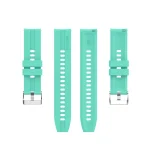 For Huawei Watch GT 2 42mm Silicone Watch Band with Silver Buckle(Aurora Blue) - Image 2