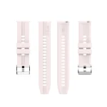 For Huawei Watch GT 2 42mm Silicone Watch Band with Silver Buckle(Quicksand Pink) - Image 2