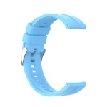 For Huawei Watch GT 2 42mm Silicone Watch Band with Silver Buckle(Sky Blue) - Image 3