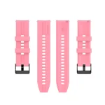 For Huawei Watch GT 2 46mm Silicone Watch Band with Black Buckle(Pink) - Image 2