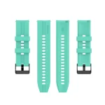 For Huawei Watch GT 2 46mm Silicone Watch Band with Black Buckle(Aurora Blue) - Image 2