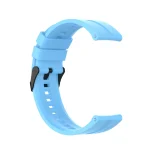 For Huawei Watch GT 2 46mm Silicone Watch Band with Black Buckle(Sky Blue) - Image 3