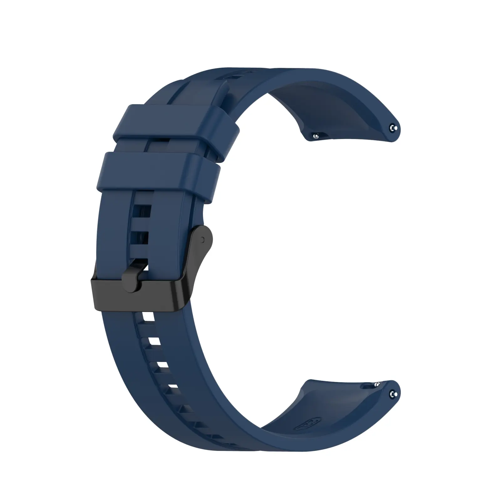 EDA001023601N Για Huawei Watch GT 2 Ζάντα ρολογιού σιλικόνης 46 mm με μαύρη αγκράφα (Σκούρο μπλε) Συμβατά μοντέλα : κατάλληλο για Huawei Watch GT2 Pro, Watch GT 2e, Watch GT (42mm, 46mm), Watch GT2 46MM, Honor Watch GS Pro, Honor Magic Watch 2 46mm, Honor Magic Watch 1 - Image 1