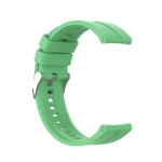 For Huawei Watch GT 2 46mm Silicone Watch Band with Silver Buckle( Green) - Image 3