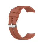 For Huawei Watch GT 2 46mm Silicone Watch Band with Silver Buckle(Orange)