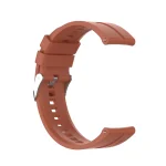 For Huawei Watch GT 2 46mm Silicone Watch Band with Silver Buckle(Orange) - Image 3