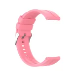 For Huawei Watch GT 2 46mm Silicone Watch Band with Silver Buckle(Pink) - Image 3