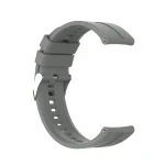 For Huawei Watch GT 2 46mm Silicone Watch Band with Silver Buckle(Grey) - Image 3