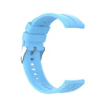 For Huawei Watch GT 2 46mm Silicone Watch Band with Silver Buckle(Sky Blue) - Image 3