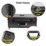 For DJI FPV Waterproof Explosion-proof Suitcase Portable Storage Box Case Travel Carrying Bag, No Disassembly Propeller - Image 4