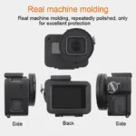 Housing Shell CNC Aluminum Alloy Protective Cage with Insurance Frame & 52mm UV Lens for GoPro HERO7 Black /6 /5 (Black) - Image 6