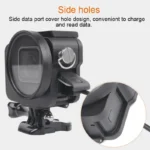 Housing Shell CNC Aluminum Alloy Protective Cage with Insurance Frame & 52mm UV Lens for GoPro HERO7 Black /6 /5 (Blue) - Image 10
