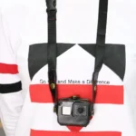 For GoPro HERO7 Black /6 /5  PU Leather Housing Case with Neck Strap & Buttons(Black) - Image 5