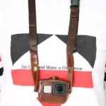 For GoPro HERO7 Black /6 /5  PU Leather Housing Case with Neck Strap & Buttons(Brown) - Image 4