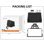 For DJI RC 2 Sunnylife ZG673 Remote Control Sunshade Hood Cover (Black) - Image 8