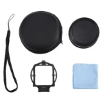JSR 58mm 16X Macro Lens + Red Diving Lens Filter with Lens Cover + Lens Filter Ring Adapter + String + Cleaning Cloth for GoPro HERO6 /5 Dive Housing - Image 5