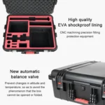 PGYTECH P-RH-001 Shockproof Waterproof Explosion-proof Hard Box Carrying Case for DJI Ronin-S, Size: 63.4x50.3cm(Black) - Image 4