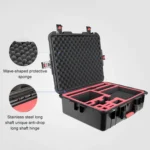 PGYTECH P-RH-001 Shockproof Waterproof Explosion-proof Hard Box Carrying Case for DJI Ronin-S, Size: 63.4x50.3cm(Black) - Image 5