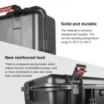 PGYTECH P-RH-001 Shockproof Waterproof Explosion-proof Hard Box Carrying Case for DJI Ronin-S, Size: 63.4x50.3cm(Black) - Image 7