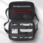 RUIGPRO for DJI Mavic Air 2 Portable PU Shoulder Storage Bag Protective Box (Black) - Image 3