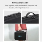 RUIGPRO for DJI Mavic Air 2 Portable PU Shoulder Storage Bag Protective Box (Black) - Image 7