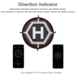 RCGEEK 55cm Round Portable Parking Apron Foldable Landing Pad for DJI Mavic Mini / Air 2S / FPV - Image 5