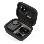 For DJI Osmo Action 3 STARTRC Camera Carry Case with Carabiner & Strap (Black) - Image 5