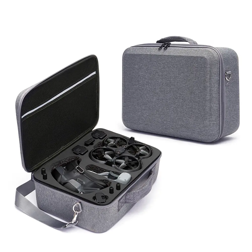 DOP0537H For DJI Avata Shockproof Large Carrying Hard Case Shoulder Storage Bag, Size: 39 x 28 x 15cm(Grey) - Image 1