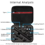 For DJI Osmo Action 3 Carrying Storage Case Bag,Size: 24 x 19 x 9cm (Grey) - Image 5