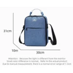 For DJI Mini 2 SE Shockproof Single Shoulder Storage Carrying Case Box Bag, Size: 30 x 22 x 10cm (Blue) - Image 2