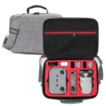 For DJI Mini 2 SE Grey Shockproof Carrying Hard Case Shoulder Bag, Size: 29 x 19.5 x 12.5cm (Red)