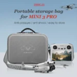 For DJI Mini 3 Pro / RC with Screen STARTRC Waterproof Shoulder Storage Bag Handbag(Grey) - Image 2