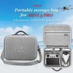 For DJI Mini 3 Pro / RC with Screen STARTRC Waterproof Shoulder Storage Bag Handbag(Grey) - Image 3