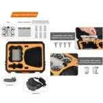 For DJI Neo Sunnylife Safety Carrying Case Large Capacity Waterproof Shock-proof Hard Travel Case (Black) - Image 5
