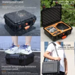 For DJI Neo Sunnylife Safety Carrying Case Large Capacity Waterproof Shock-proof Hard Travel Case (Black) - Image 6
