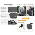 For DJI Neo Sunnylife Handheld Storage Bag (Black) - Image 7