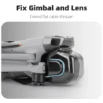 For DJI Air 3S Sunnylife Integrated Gimbal Cover Transparent Lens Cap Vision System Protector (Grey) - Image 3
