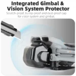 For DJI Air 3S Sunnylife Integrated Gimbal Cover Transparent Lens Cap Vision System Protector (Grey) - Image 5