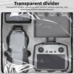For DJI Air 3 / Air 3S / Avata 2 STARTRC Dual-Drone Shoulder Storage Bag PU Handbag (Grey) - Image 7